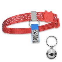 NaviTagi Cat Breakaway Reflective Soft Collar XS Red Adjustable Bell New - $64.35 MXN NaviTagi Cat Breakaway Reflective Soft Collar XS Red Adjustable Bell New - $64.35 MXN