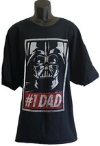 Star Wars Darth Vader #1 Dad Mens T-Shirt Distressed Print Father&#39;s Day Size 4XL - £8.11 GBP