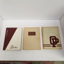 Vintage 1952, 1954, 1955 The Quaker Orchard Park, New York Yearbook Lot ... - $49.45