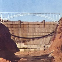 Glen Canyon Dam Arizona Postcard Vintage - $13.09