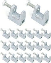 Qwork Beam Clamp, 20 Pcs 3/8&quot; Zinc Plated Iron Safety Beam, 13/16&quot; Jaw O... - $33.99