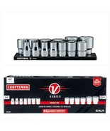 CRAFTSMAN V-SERIES STANDARD Socket Set SAE 1/2 Inch Drive, 13 Piece CMMT... - $51.50