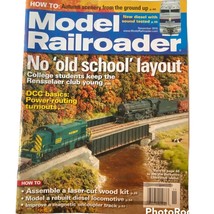 Model Railroader November 2015 Assemble a Laser Cut Wood Kit Track Plans - $7.87