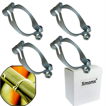 Xmomx 4 Sets 25.4Mm Metal Ring Firmly to Frame MTB Bike Cable Guide Brake Cable  - £12.09 GBP