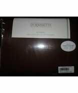 DORMISETTE GERMAN LUXURY Cotton FLANNEL 3PC QUEEN DUVET COVER SET chocol... - $82.67 CAD
