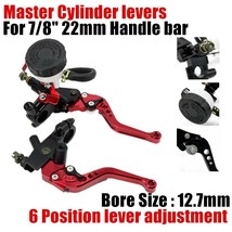125-400cc 12.7mm Red Universal 7/8&quot; 22mm Motorcycle Clutch Brake Master Cyl - $40.19