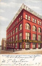 Taylor Fur Company Store St Louis Missouri 1907 postcard - £5.05 GBP