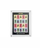 Star Trek Collectible Postage Stamp Framed Artwork - $74.99