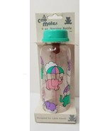 Cribmates Plastic Nursing Bottle Baby Bottle 9oz NOS Elephants with Para... - £9.35 GBP