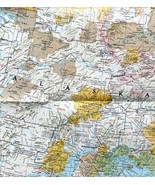 Map Alaska Close Up 14 USA 1988 Vintage National Geographic 22 x 34&quot; E36 - $34.67 CAD