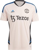 adidas Mens Soccer Manchester Training Jersey Color Icey Pink Size XX-Large - £70.98 GBP