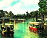 World Famous Glass Bottom Boats Cypress Gardens Florida FL 1970 Chrome P... - $2.92