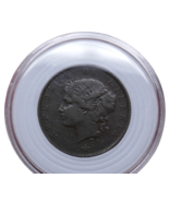 Liberia 1896 One 1 Cent Bronze Coin - $39.19