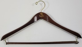 AP) Vintage Harrah&#39;s Marina Hotel Atlantic City Wooden Clothes Suit Hanger - £6.11 GBP