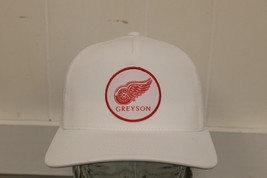 New Greyson Clothiers x Detroit Red Wings Hockey Trucker Snapback Hat SGA 10/17 - £114.64 GBP