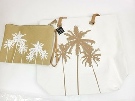PARADE STREET PRODUCTS Palm Tree Tropical Canvas Tote Bag Set - $14.95