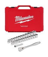 Milwaukee 3/8 in. drive Metric and SAE 29 Piece Mechanics Ratchet and So... - $109.95