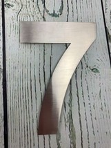 Number 7 Floating Home Address Numerals Sign Plaque Heavy - £9.48 GBP