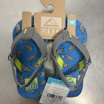 Reef Flip Flops Children’s Sandals Lil Little Ahi Blue Infant Toddler Size 10 - £14.04 GBP