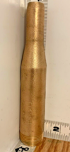Vtg. Antique Brass Fire Hose Nozzle 7&quot; Inches Fireman Fire Department [e... - $17.62 CAD