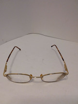 Geoffrey Beene Eyeglass Frames GB1161 DA/YG 140 Hinged Oval rims with case - £5.08 GBP