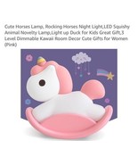 Rainbow Rocking Horse Night Light Pink And White - €13,58 EUR