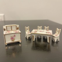 Vintage Limoges miniature dollhouse furniture, See Images For Quality, Glued - £36.91 GBP