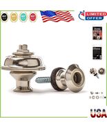 Lightweight Nickel Guitar Strap System - Durable and Safe - Dunlop Straplok - $737.21 MXN