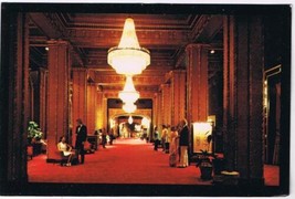 Postcard Crystal Chandeliers Fairmont Hotel New Orleans Louisiana - £1.69 GBP