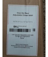 Richards Homewares grey Adjustable Over the Door Closet Valet with Hangi... - €8,49 EUR