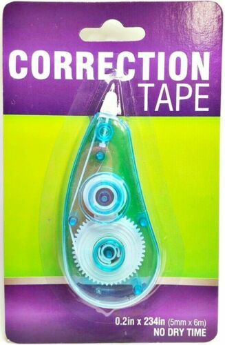 Lot of 3 Allary No Dry Time Correction Tape 0.2in x 234in (55mm x 6m) - $8.90