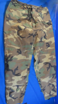 Usgi Us Army Gore Tex Trousers Extended Cold Weather Woodland Camo Pants 34X29 - £37.18 GBP
