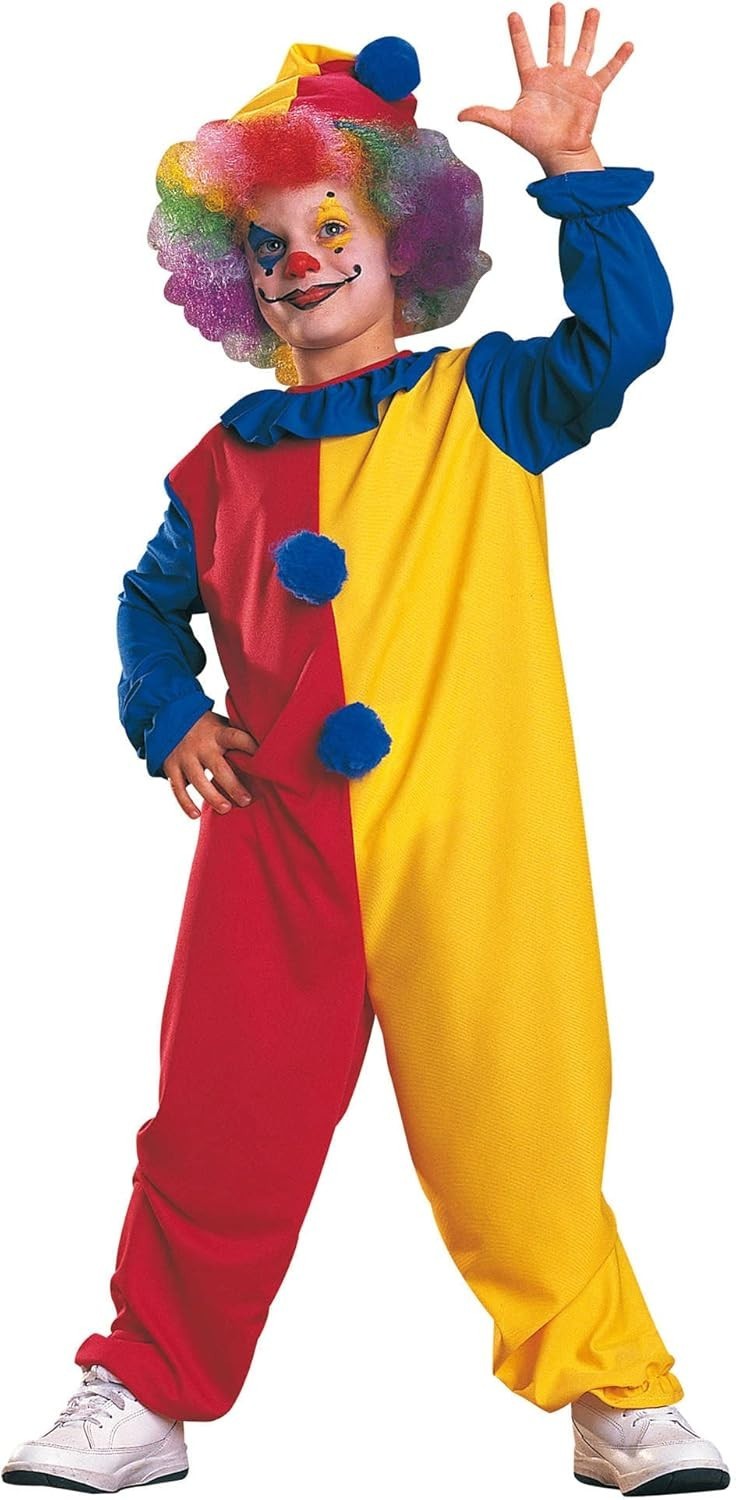 RUBIE'S COLORFUL CLOWN UNISEX HALLOWEEN COSTUME CHILD SIZE SMALL (4-6) 881926 Item image 2