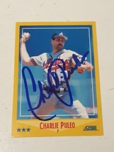 Charlie Puleo Atlanta Braves 1988 Score Autograph Card #454 READ DESCRIPTION - £3.88 GBP