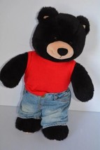 Build A Bear BABW Black Tan Dimples Grizzly Plush Teddy Roar Sound 16&quot; C... - £14.43 GBP
