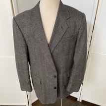 John Henry Men&#39;s Blazer 44L poly/wool/silk multicolor gray texture Sport... - £22.79 GBP