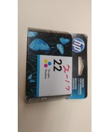 NEW HP 22 (C9352A) Ink Cartridge Tricolor unopened package Dec 2018 - £19.46 GBP