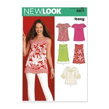 Simplicity U06871A New Look Easy to Sew Misses&#39; Pullover Tunic and Top Sewing Pa - £14.93 GBP