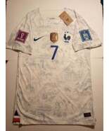 Antoine Griezmann France 2022 World Cup Qatar Match White Away Soccer Je... - $90.00
