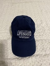 Life Is Good Outer Banks Hat/Cap Men Adjustable snapback Navy Blue - £7.45 GBP