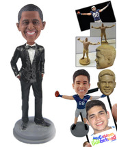 Personalized Bobblehead Barack Obama In Formal Outfit - Politics &amp; Celebrities P - £72.57 GBP