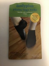 Bodyplus Pilates Yoga Grip Socks for Women Medium (2) pair - £10.34 GBP