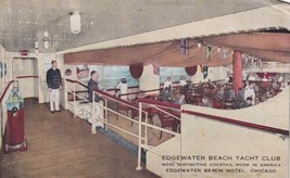 Edgewater Beach Hotel Chicago Illinois IL Yacht Club Postcard D22 - $2.96