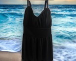 NWT Torrid Women’s Black Wireless Rouched top Swim skater dress Size 6 - $62.36
