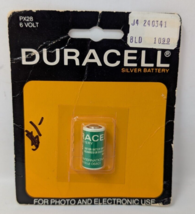 Vintage 1980s 80s Duracell PX28 Silver Battery New Sealed Movie Prop Stage - $23.77