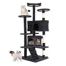 BestPet 54in Cat Tree Tower with Cat Scratching Posts Stand House Cat Condo - £45.08 GBP