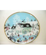 Franklin Mint 8&quot; Porcelain Plate Moonlight Gathering Wooster Scott LTD E... - $208.61 MXN