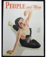 1951 DE SOTO-PLYMOUTH &#39;&#39;PEOPLE &amp; PLACES&#39;&#39; Color Magazine -March 1951 -US... - £20.85 GBP