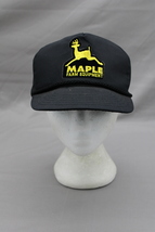 Vintage Patched Hat - Maple Farm Equipment John Deere - Adult Snapback - £38.53 GBP