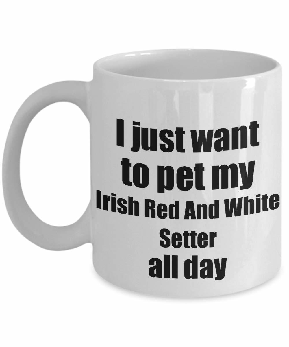 Irish Red And White Setter Mug Dog Lover Mom Dad Funny Gift Idea For Novelty Gag